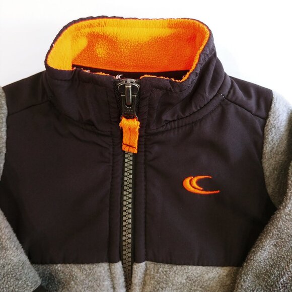 Carter's Colourblock Fleece Neon Accents Jacket 3 Months - Picture 4 of 8